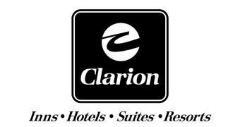 Logo de Clarion Hotels, cliente de Confecciones LEO'S